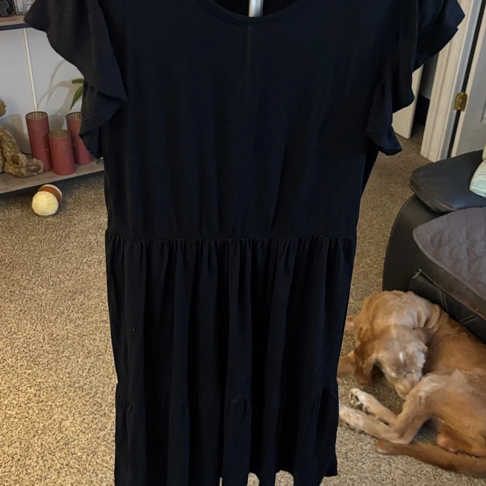 Elegant Black Woman’s Dress